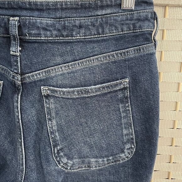Pilcro Anthropologie High Rise Slim Jeans Women’s 26 Blue Button Fly Pockets - Picture 5 of 10